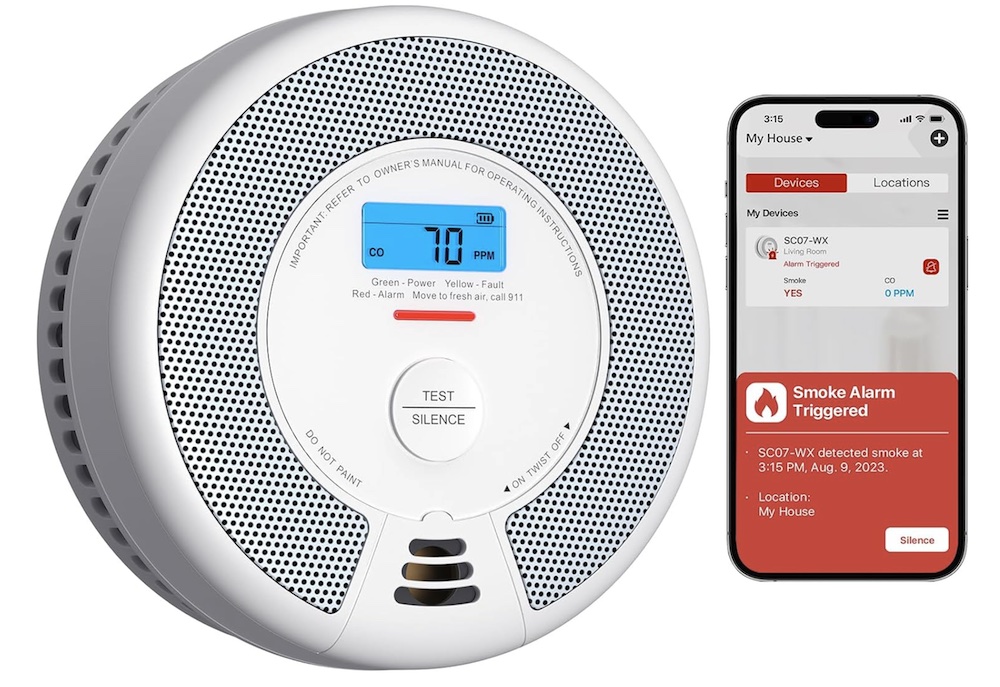 X-Sense Smart Smoke Detector Carbon Monoxide Detector